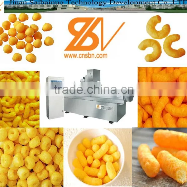 Industrial Corn Puffs Extrusion Machine photo-2