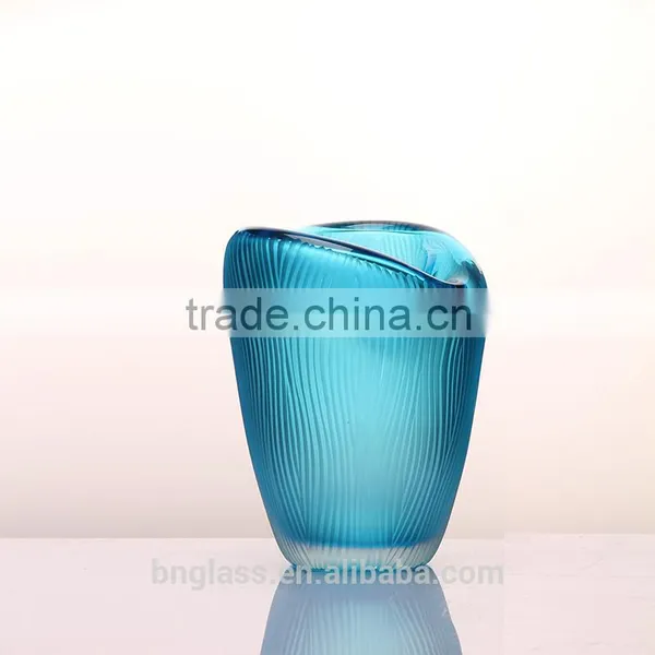 Glass Promotion Modern Vase Colour Decor Cheap photo-3