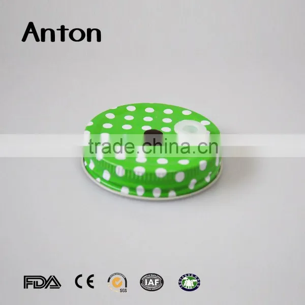 OEM ODM Green Screw Lid Metal Lid Jar Lid Mason Jar Lid photo-6