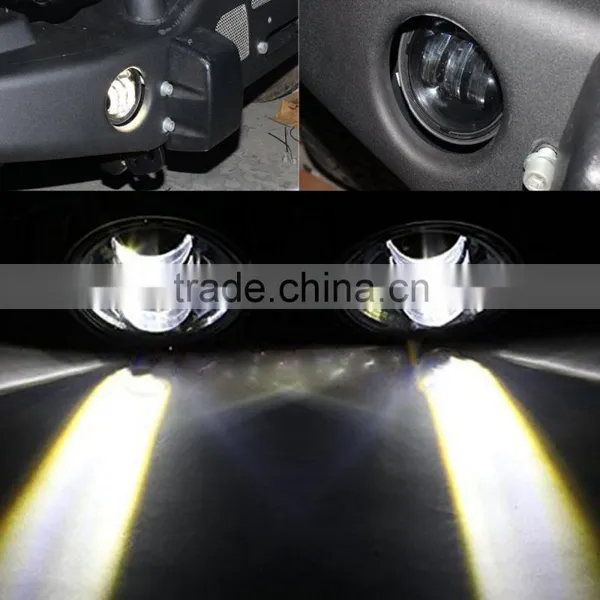 4 Inch 30w Led Fog Light for Jeep Tractor Boat Auto Led Headlight Driving Offroad Lamp Led Fog Lamps Bulb photo-6