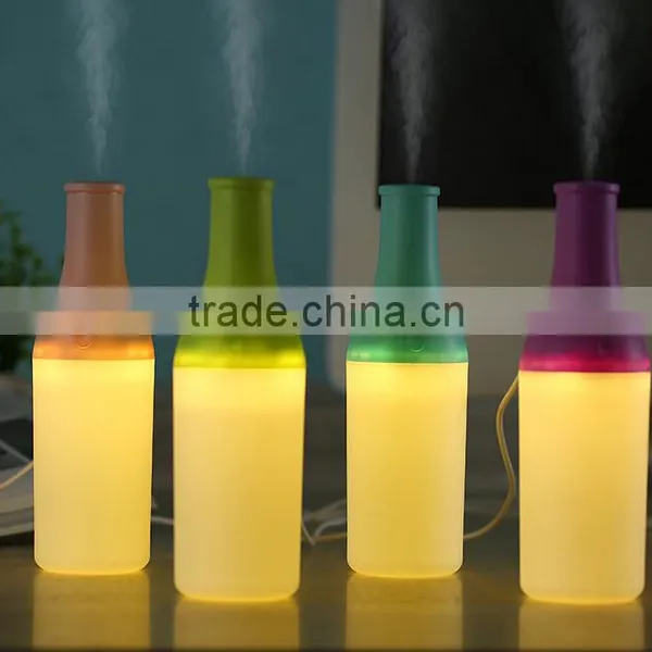 Best Sale 4 Color Portable LED 180ML Ultrasonic Home Aroma Humidifier Air Diffuser Purifier Lonizer Atomizer photo-2