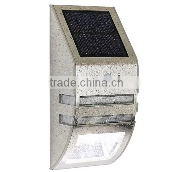 High Quality IP65 85-256V Solar Power Fence Post Cap Led Garden Light Outdoor Warm White photo-6