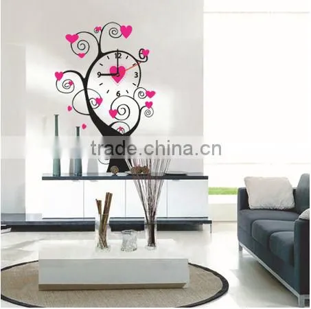 Simple Clock Shape Room Decor 3D Wall Sticker,vinyl Wall Clock Sticker,kids 3d Wall Sticker photo-4