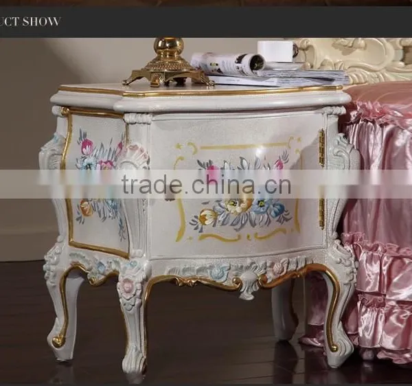 Luxury French Style Bedroom Furniture Bedstand photo-3