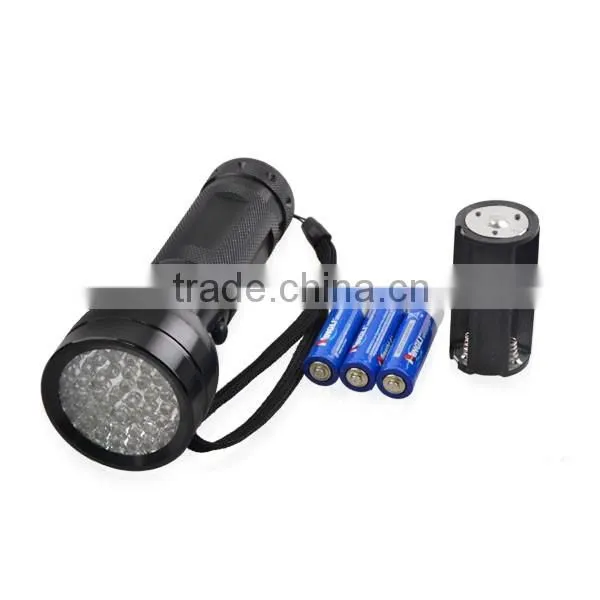 Safety Goggles 390nm 51 LED Purple Light UV Flashlight photo-3