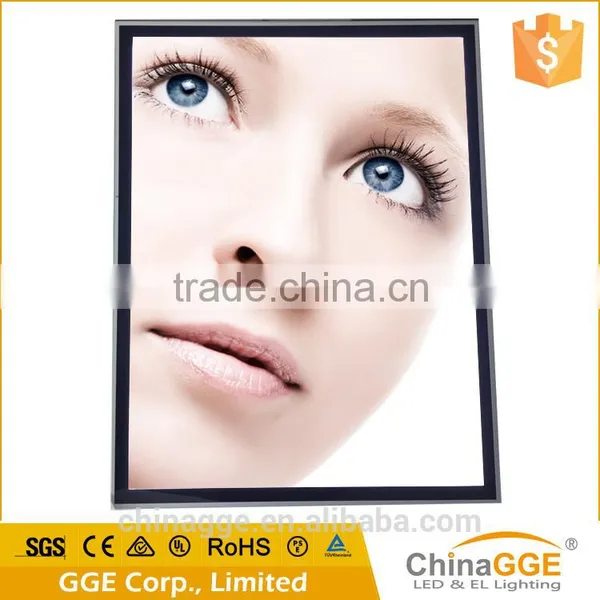 Black Color Frame Magnetic Open Type Light Boxes With LED IC Chip photo-5