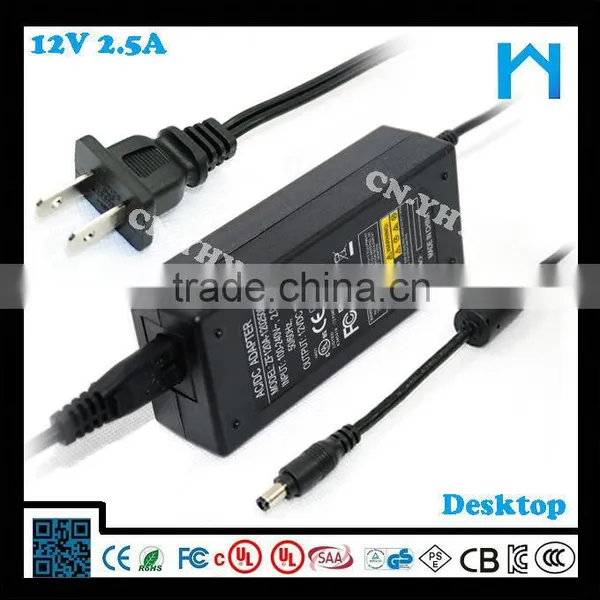 ac dc Adapter 12v 2.5a Switching Power Supply UL1310 Class 2 photo-6