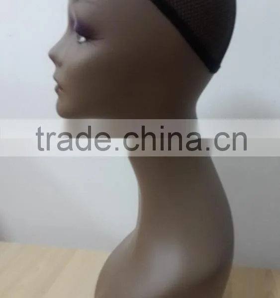 Glass Fiber Reinforced Plastics Material Mannequin Head for Hair Wig Display photo-5