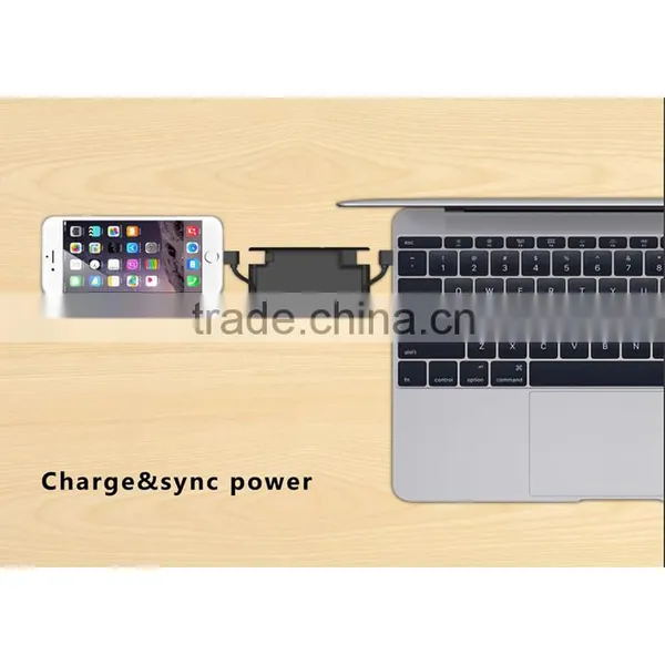 2016 Fashion Ultra-thin Credit Card Size Charging Sync Battery Micro USB Mobile Power Bank photo-3