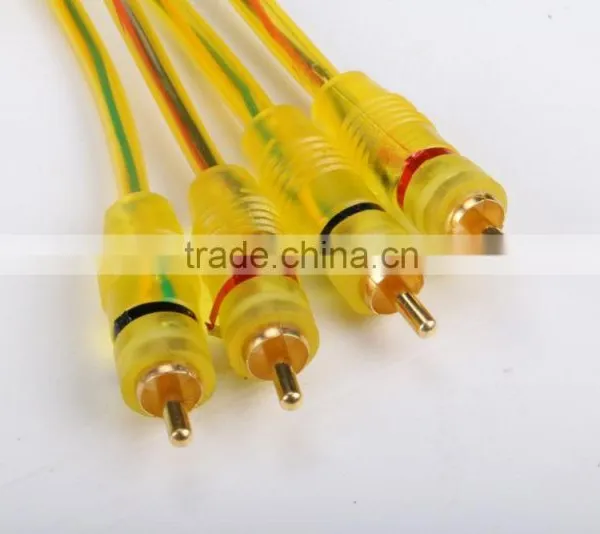 Copper Conductor RCA Cables Car Audio Cable