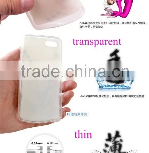 Colored Drawing Soft TPU Case Cover for Iphone 5/5S photo-3