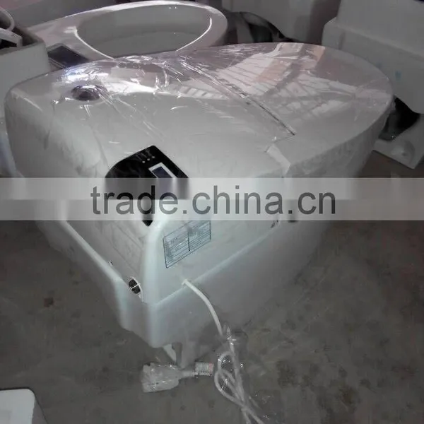 Ceramic Blue Automatic Flush Sensor Toilets With Electroic Control Quality Choice photo-6