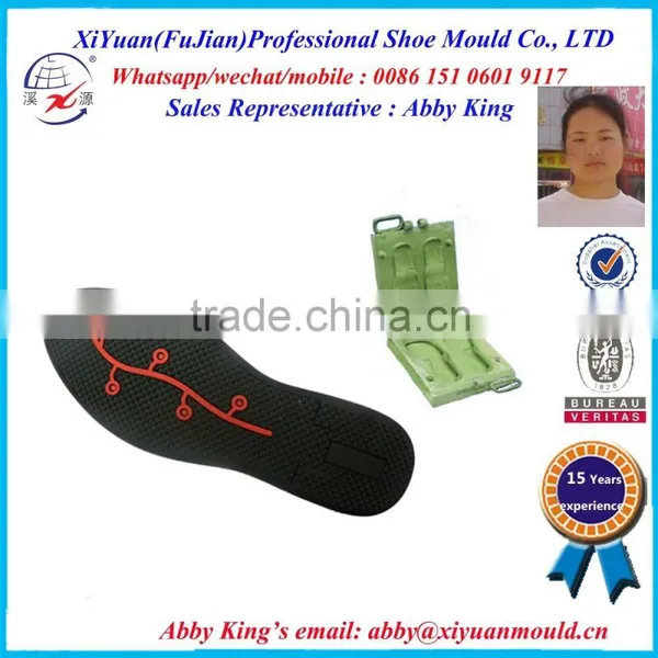 2015 New Design Bi-color Lover Rubber Shoe Mould Maker | Rubber Outsole Mould | Shoe Mould