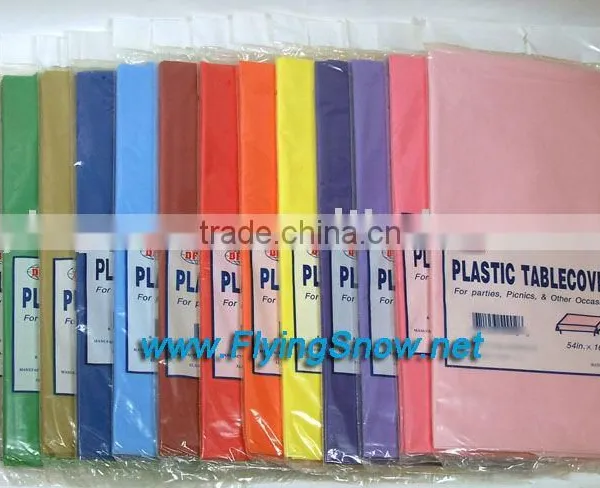 Plastic Table Cover,plastic Table Cloth,tablecloth