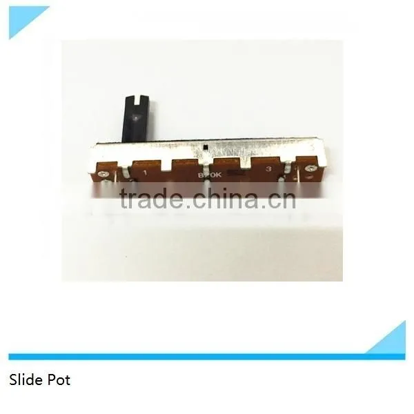 Huizhou Factory Price Carbon Potentiometer Potentiometer,straight Sliding Potentiometer With Switc