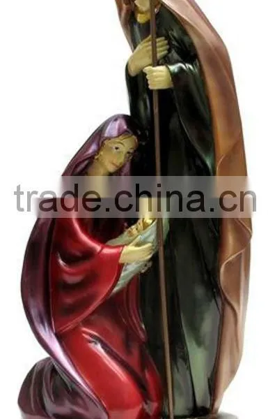 Religious Decorative Nativity Polyresin Christian Statue Religious Statues
