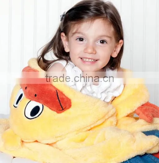 Animal Hood Blanket,Plush Animal Blanket For Baby , Baby Warm Blanket photo-2