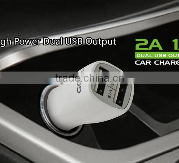 2 USB Ports Car Charger With Good Material Car Charger,promotional Dual Car Charger photo-4