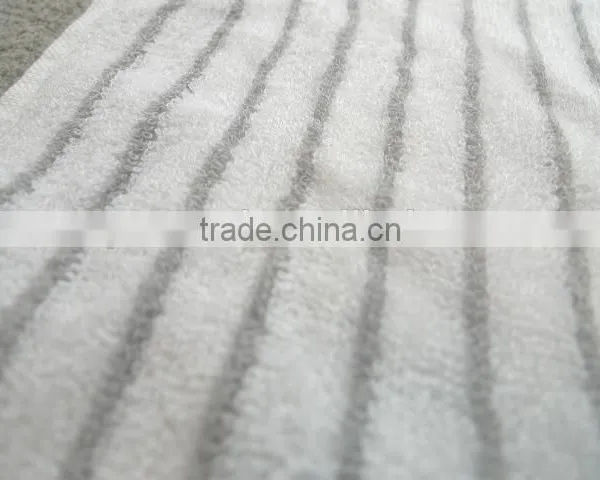 Soft 100% Bamboo Fiber Dobby Stripe Towel photo-6