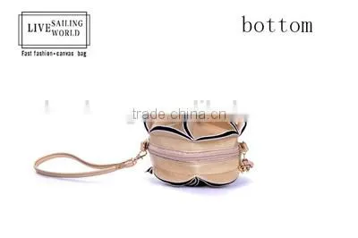 Beautiful Floral PU Leather Cosmetic Bags photo-3