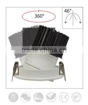 Adjustable LED COB 20W LED Ceiling Recessed Mount Down Light With 1300lm photo-2