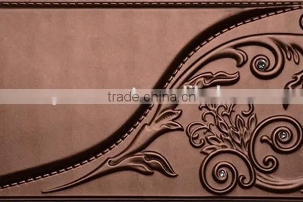 Waterproof Bathroom Wall Panels 3d Leather Wall Panel Wallpapers/ Decorative Wall Panels