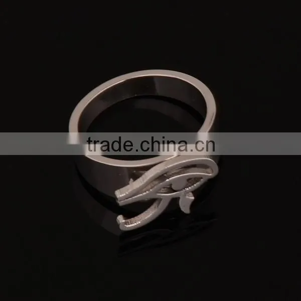 New Design Beautiful Eyes Stainless Steel Ring photo-2