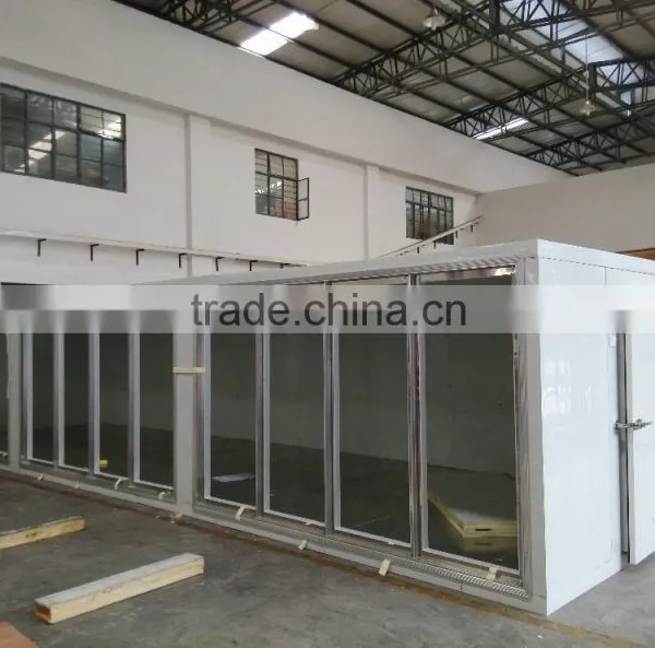 Supermarket Cold Room With Glass Door for Beverage and Food Storage photo-2