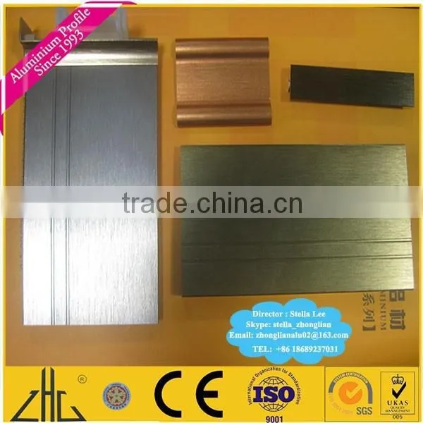 Wow!! Brushed Polish Aluminium Kitchen Cabinet Handle/ Brush Polished Aluminium Profile Factory/brush Polish Aluminium Extrusion photo-5