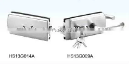 Aluminium Glass Door Lock HS13G014