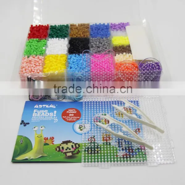 China Wholesale Plastic Perler Beads Mixed Fuse Beads for Kids Toys photo-2