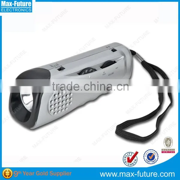 Multifunctional Portable Radio Charger/Hand Crank FM Radio Torch/Siren Radio photo-2
