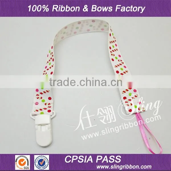 Baby Pacifier With Ribbon and Clip Wholesale