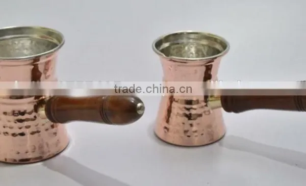 Stainless Steel Turkish Arabic Coffee Pots & Warmers With Wooden Handle photo-4