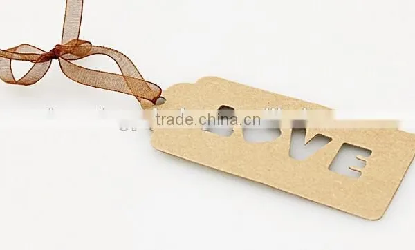Recycled Kraft Paper Hang Tags for Lady's Clothing photo-4
