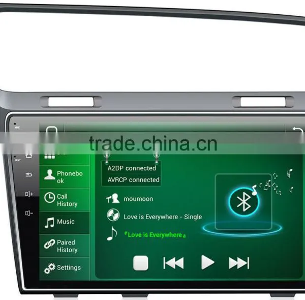 3W WiFi Phone OBDII Touch Screen Car Dvd GPS For VW GOLF 7 With Android 4.4.2 1.6GHZz MCU 4 Core Support All APP photo-4