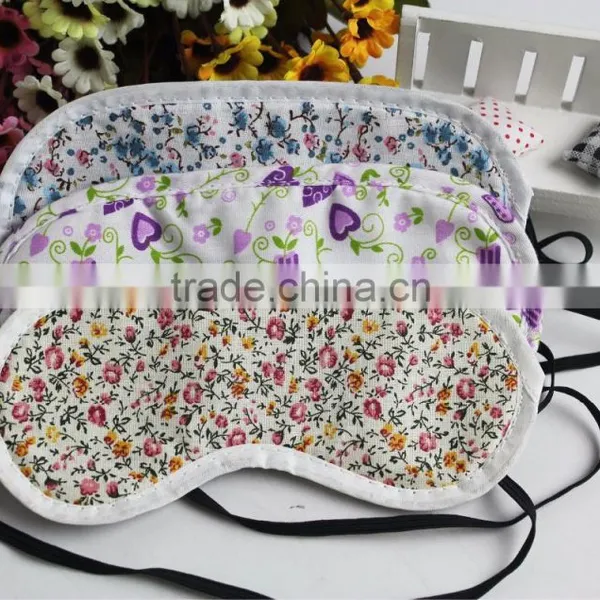 2016 NEW TC Woven Print Fabric Sleep Eyes Mask photo-3