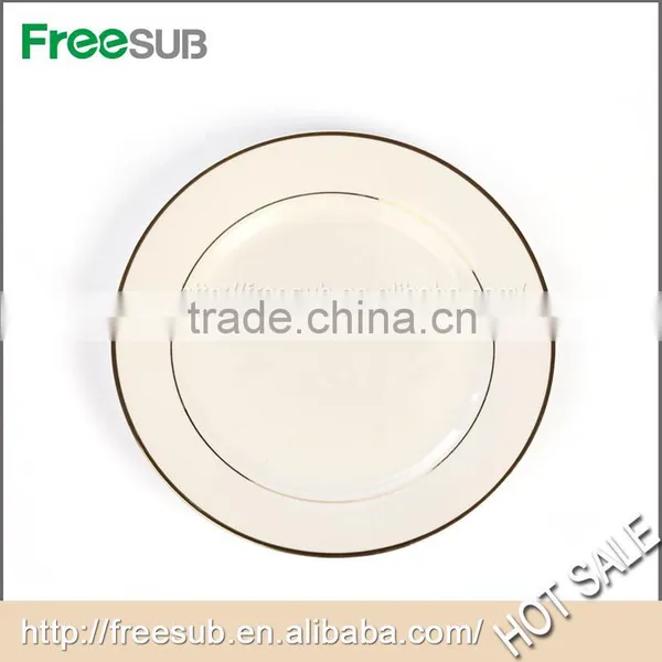 Cheap Blank Ceramic Plate Personalized Sublimation Enameled Porcelain Plates photo-4
