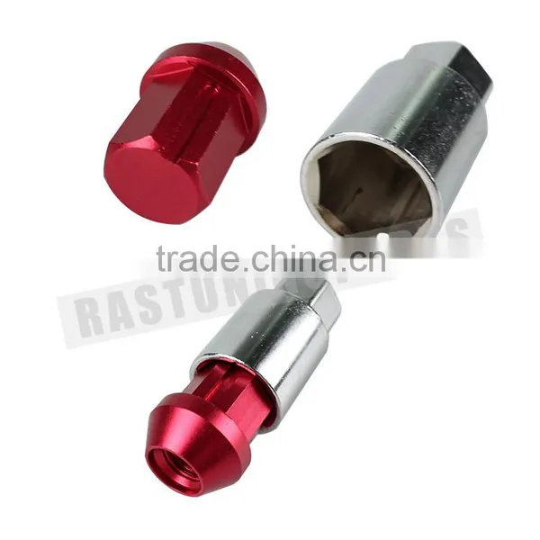 VOLK Alloy Aluminum Wheel Lock Nuts Racing Lug Nuts Length 35MM 12x1.5/12x1.25 photo-3