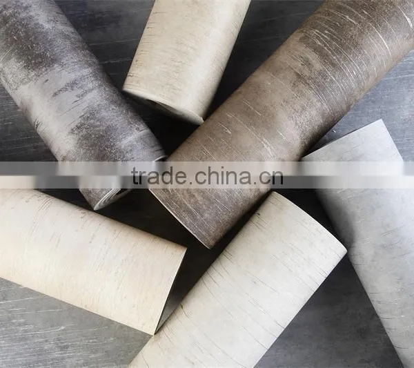 Factory Embossed Ripple Style Vinyl Wallpaper for Hotel photo-6