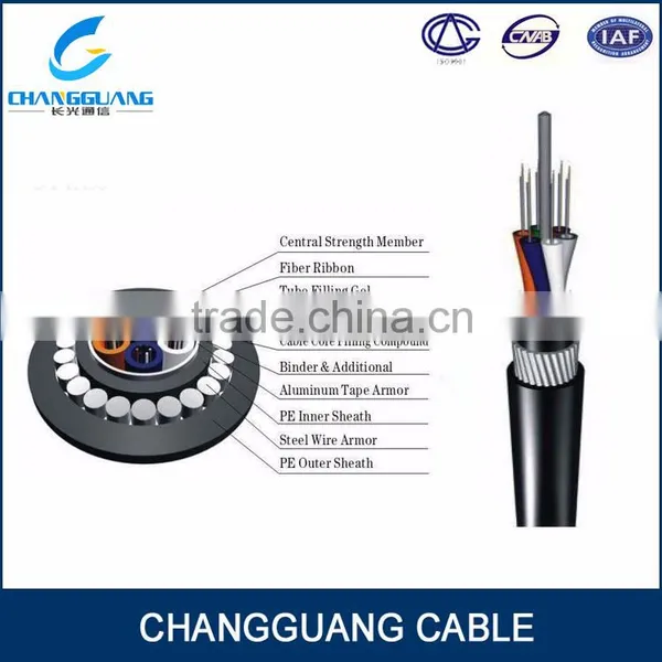 Cable Manufacturer GYTA53 33 Stranded Cable Loose Tube Underground Armored Optical Fiber Cable photo-3