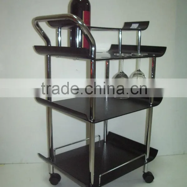 Wine Rack, Wine Trolley, Convenience Wine Rack, Mahogany Trolley, Western Style Trolley