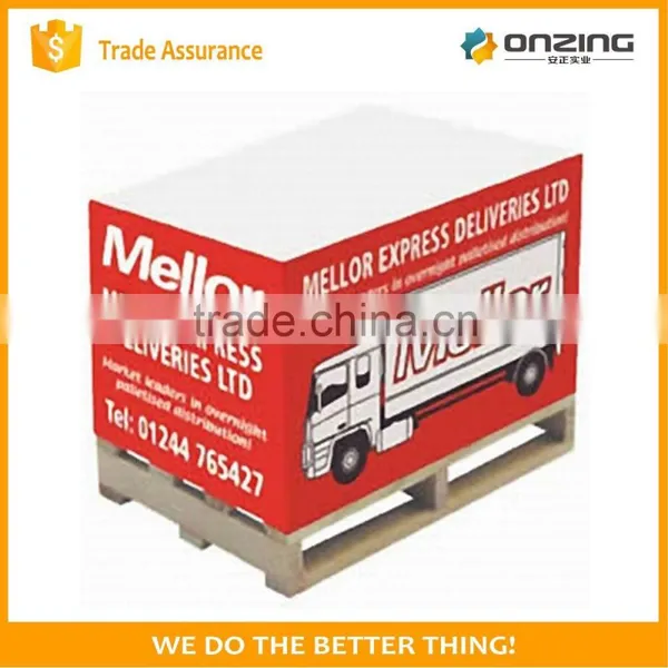 Custom 4 Sides Printed Cubic Paper Wooden Pallet Notepad photo-6