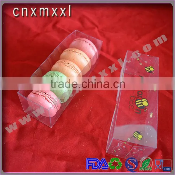 Packing 5units Clear Boxes Customized Macaron Box photo-2
