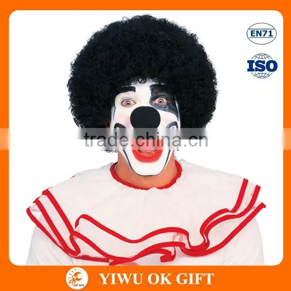 Carnival Funny Dress Masquerade Party Rainbow Clown Wig photo-4