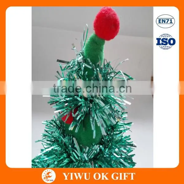 Wholesale Christmas Tree Shape Seven Red Ball Adult Hat photo-6