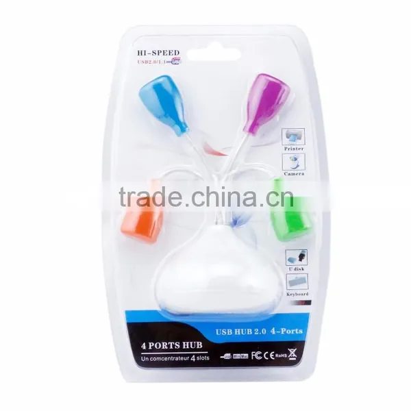 Fancy Design Colorful Vase Shape 4 Ports USB Hub Charger photo-5