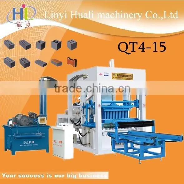 QT4-15B Hydraulic Adobe Paving Block Making Machine With PLC Control Cabinet Price photo-6