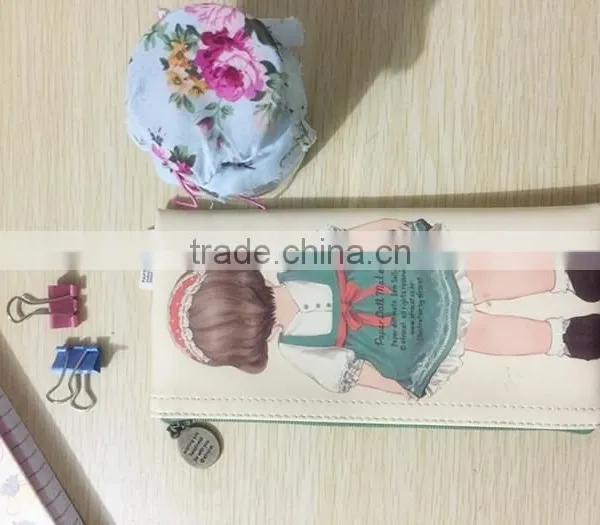 Fashion Funny Clear Cartoon Wholesale pu School Unbranded Pencil Case Pattern Customizable for Girl photo-2