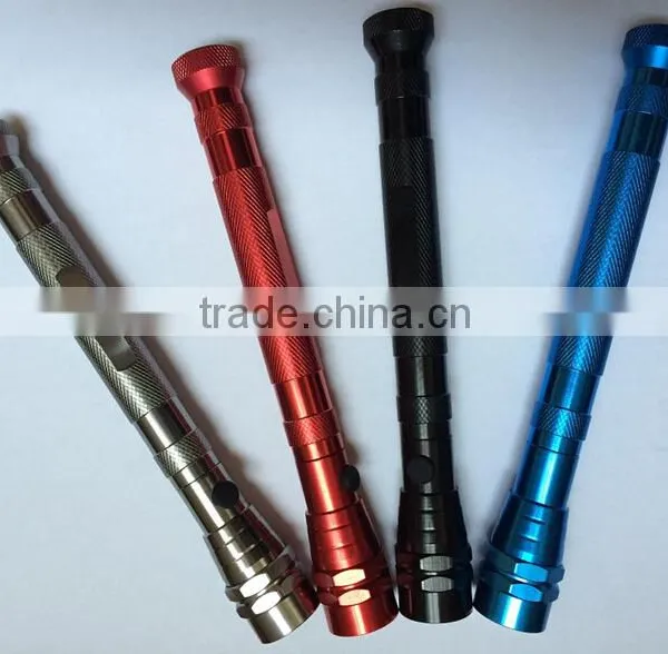 LED Flashlight With Telescopic Magnetic Pick-up Tool